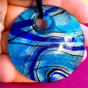 7-Glass Murano Pendant Different Shape Necklace Pendants Fashion Jewelry